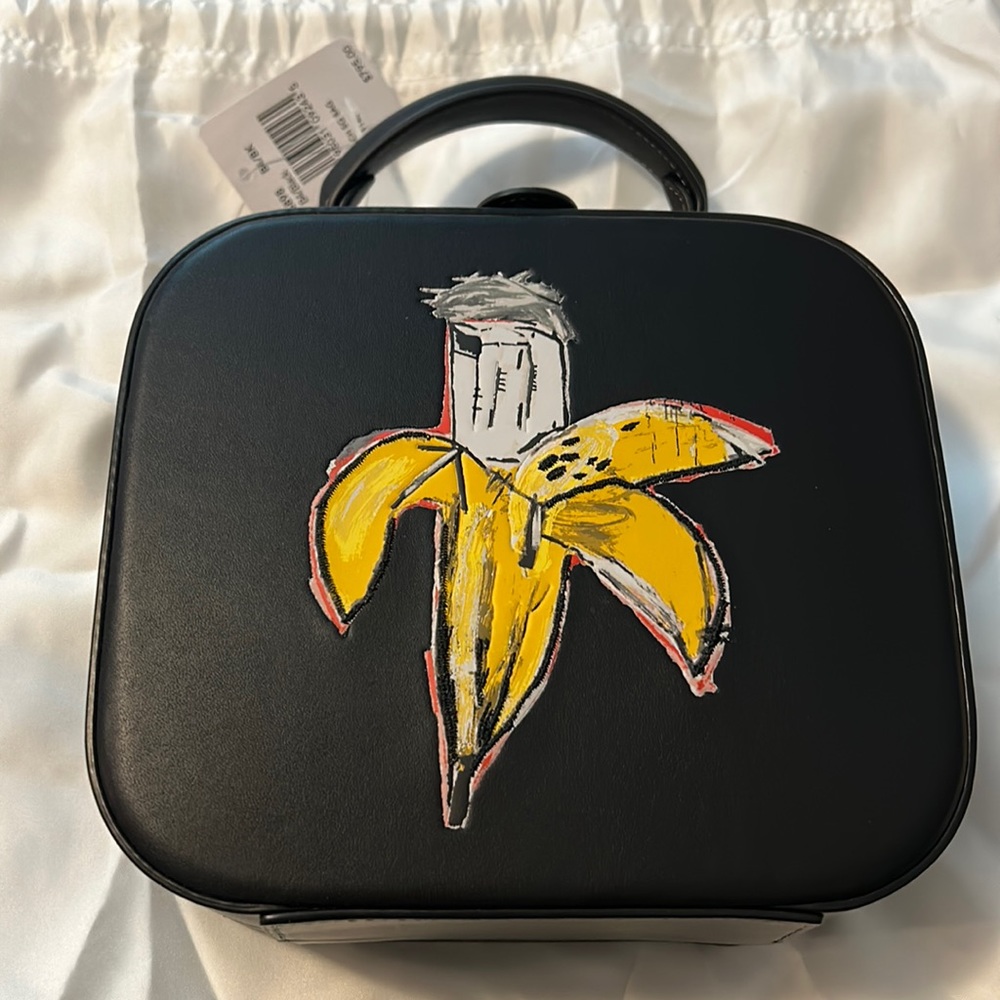 Coach X Jean Michel Basquiat square crossbody bag